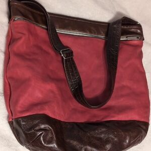 Red and Brown Women's Bag